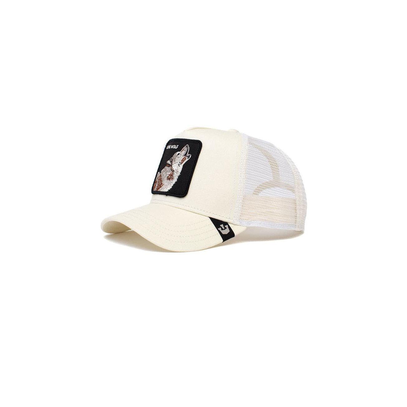Goorin Bros כובע חיות Lone Wolf White.