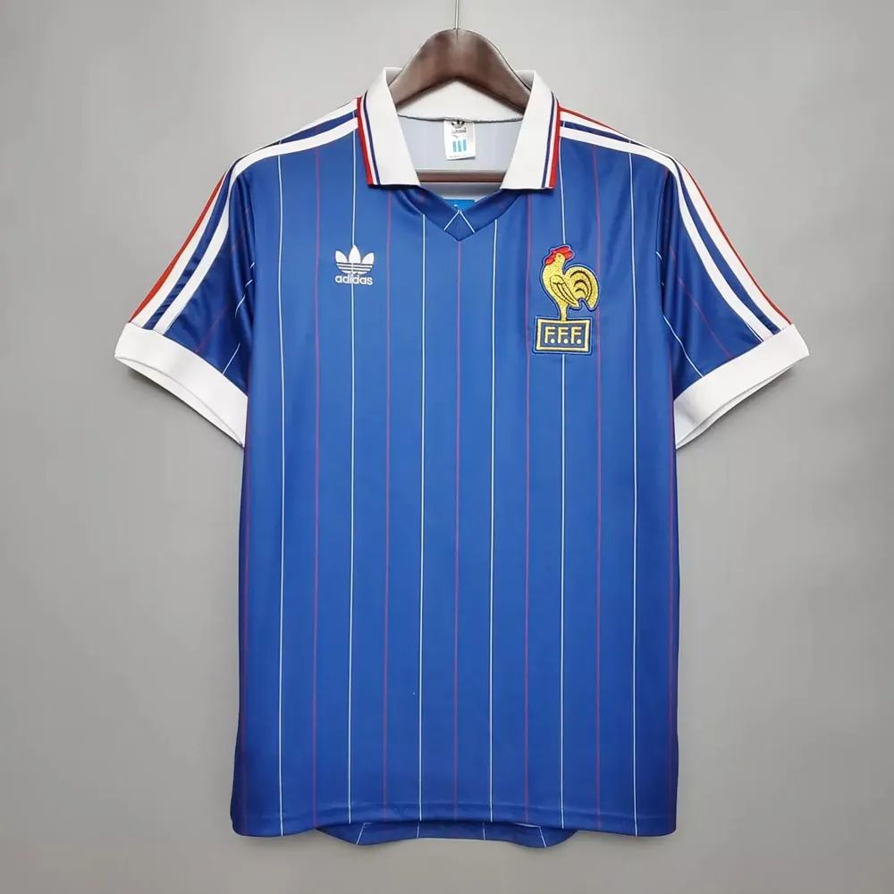 חולצת רטרו צרפת 1982 בית