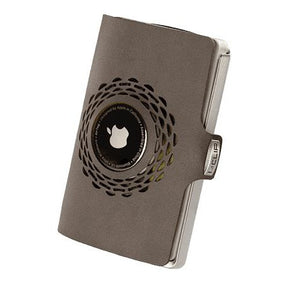 I-CLIP Heritage Steel Polished Radio Impact For Apple Air Tag Deep Blue.