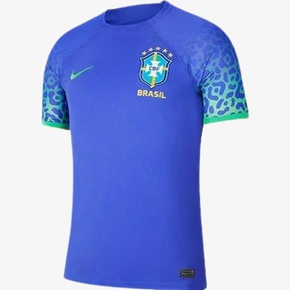 חולצת משחק ברזיל חוץ 2022/2023 - iSport- חולצות כדורגל