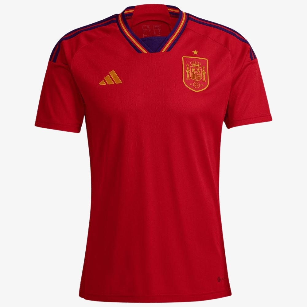 חולצת משחק ספרד בית 2022/2023 - iSport- חולצות כדורגל