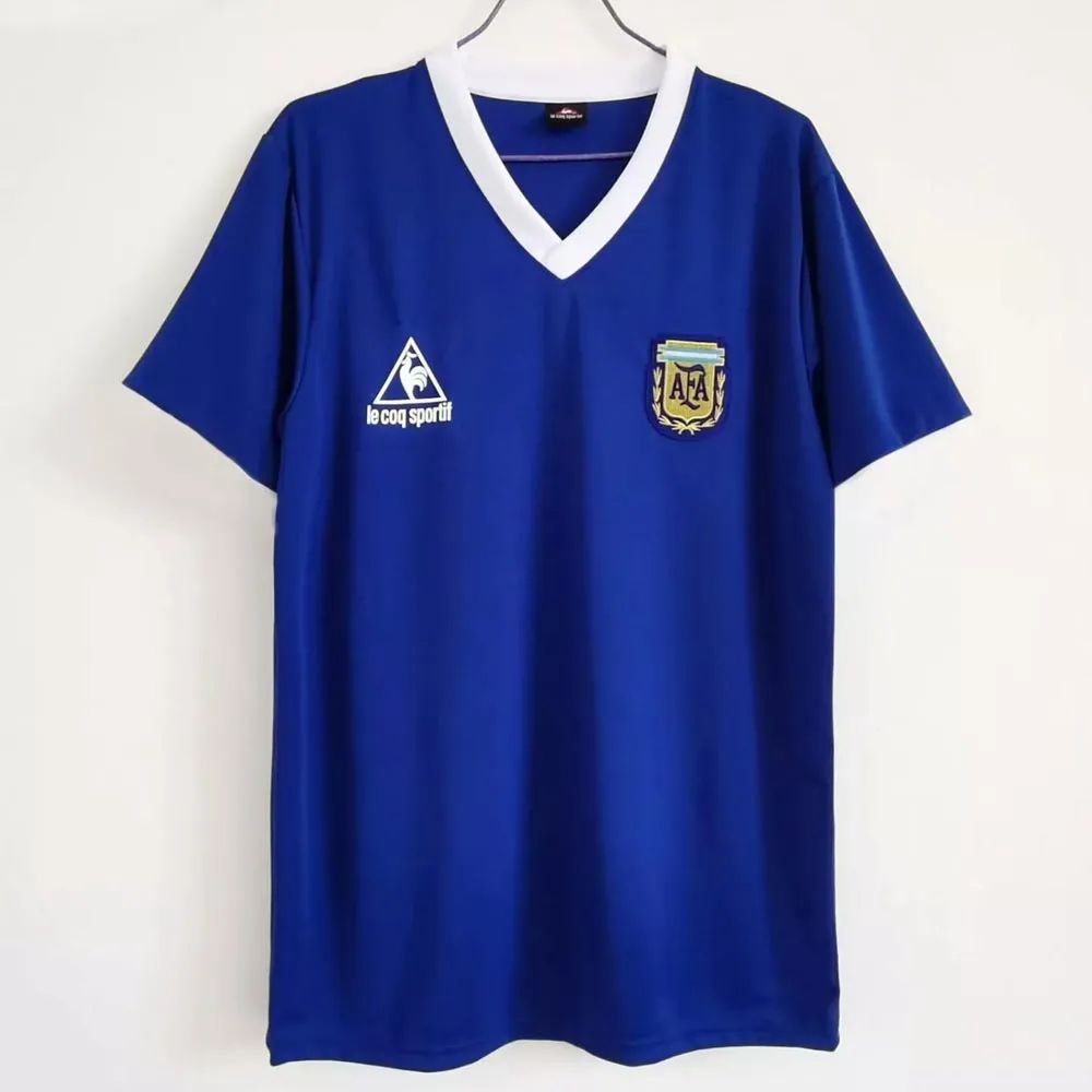 חולצת רטרו ארגנטינה 1986 חוץ