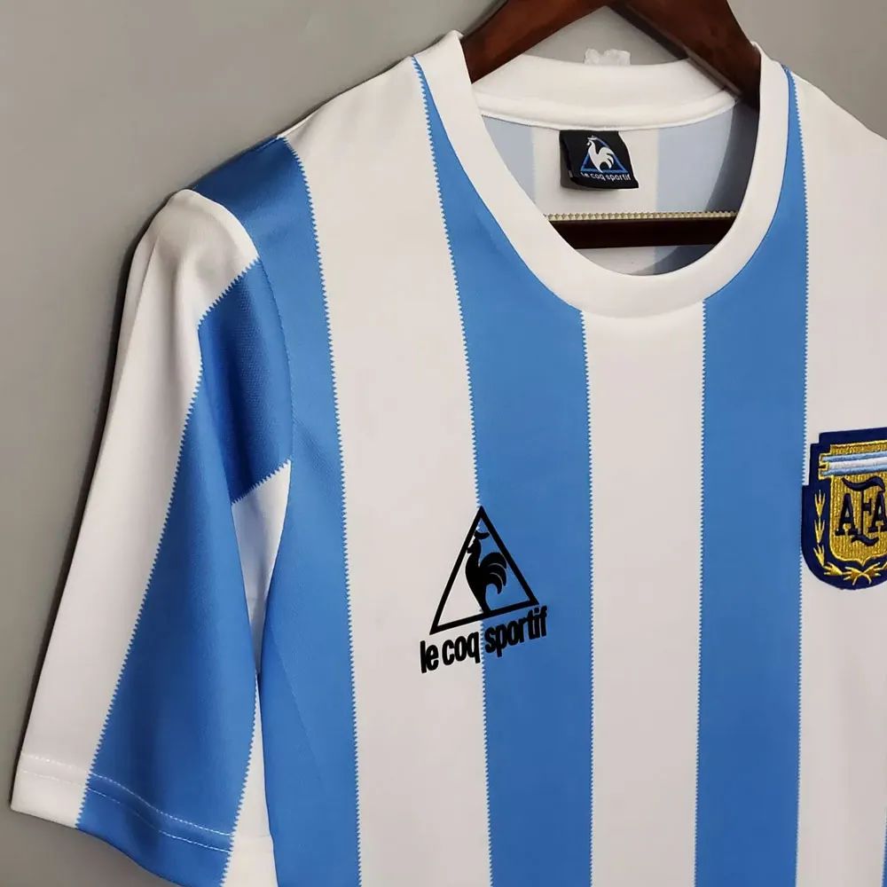 חולצת רטרו ארגנטינה 1986 בית