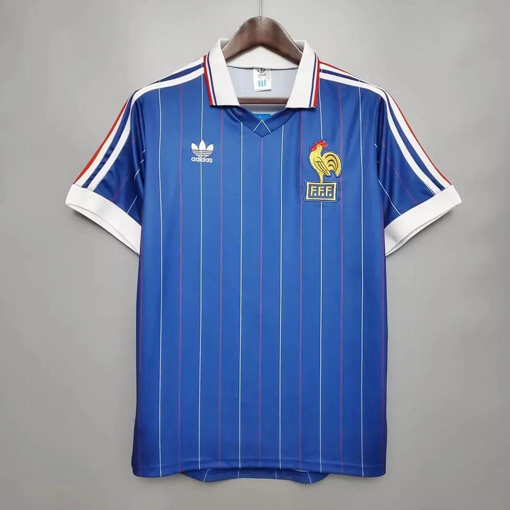 חולצת רטרו צרפת 1982 בית