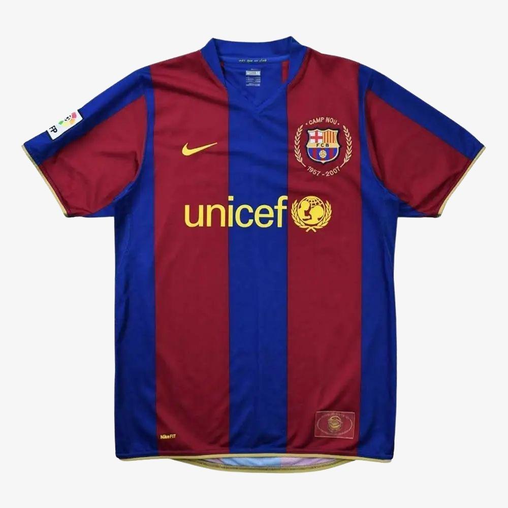 חולצת רטרו ברצלונה 2007 בית - iSport- חולצות כדורגל