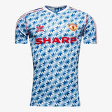 חולצת רטרו מנצ'סטר יונייטד 1992 חוץ - iSport- חולצות כדורגל