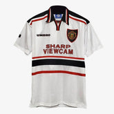 חולצת רטרו מנצ'סטר יונייטד 1998 חוץ - iSport- חולצות כדורגל