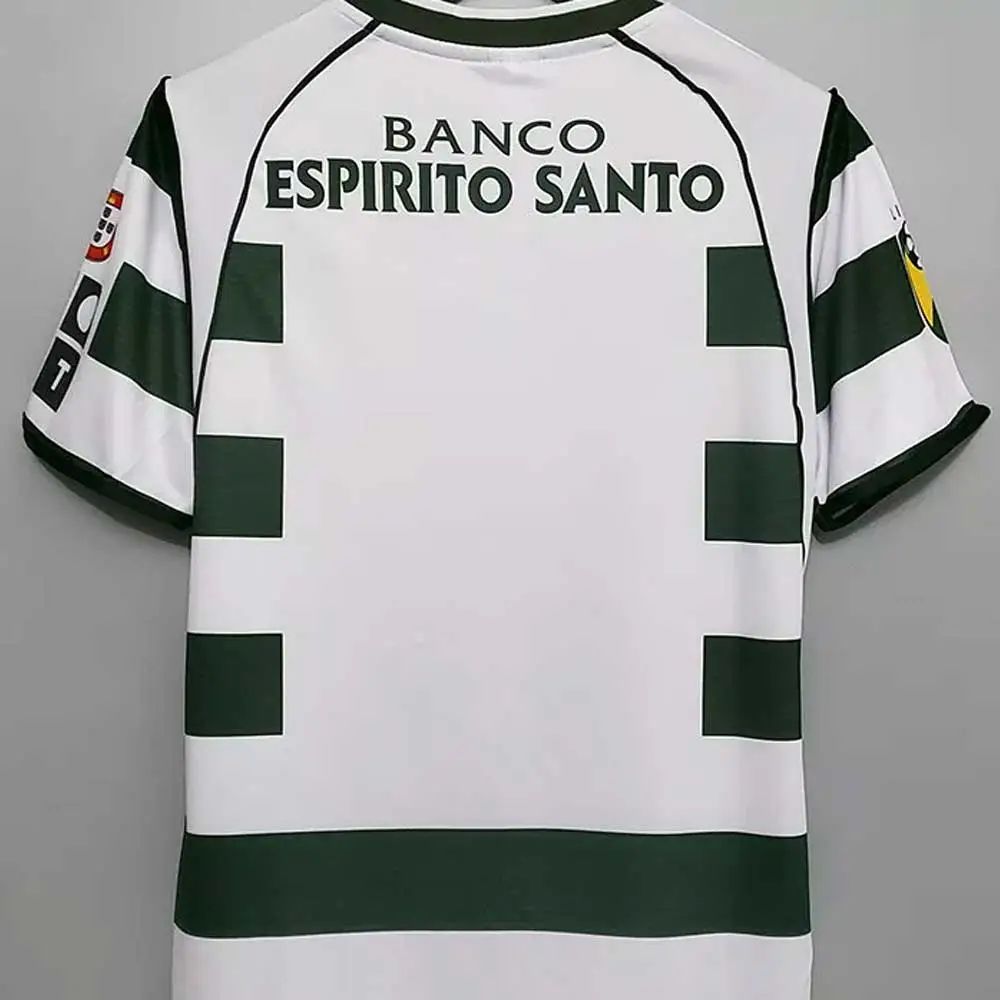 חולצת רטרו ספורטינג ליסבון 2002 בית - iSport- חולצות כדורגל
