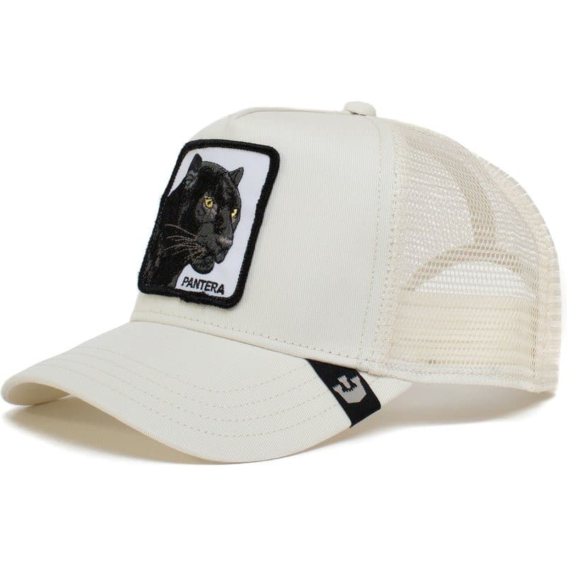 גורין ברוס Goorin Bros כובע מצחייה לבן White Black Panther.