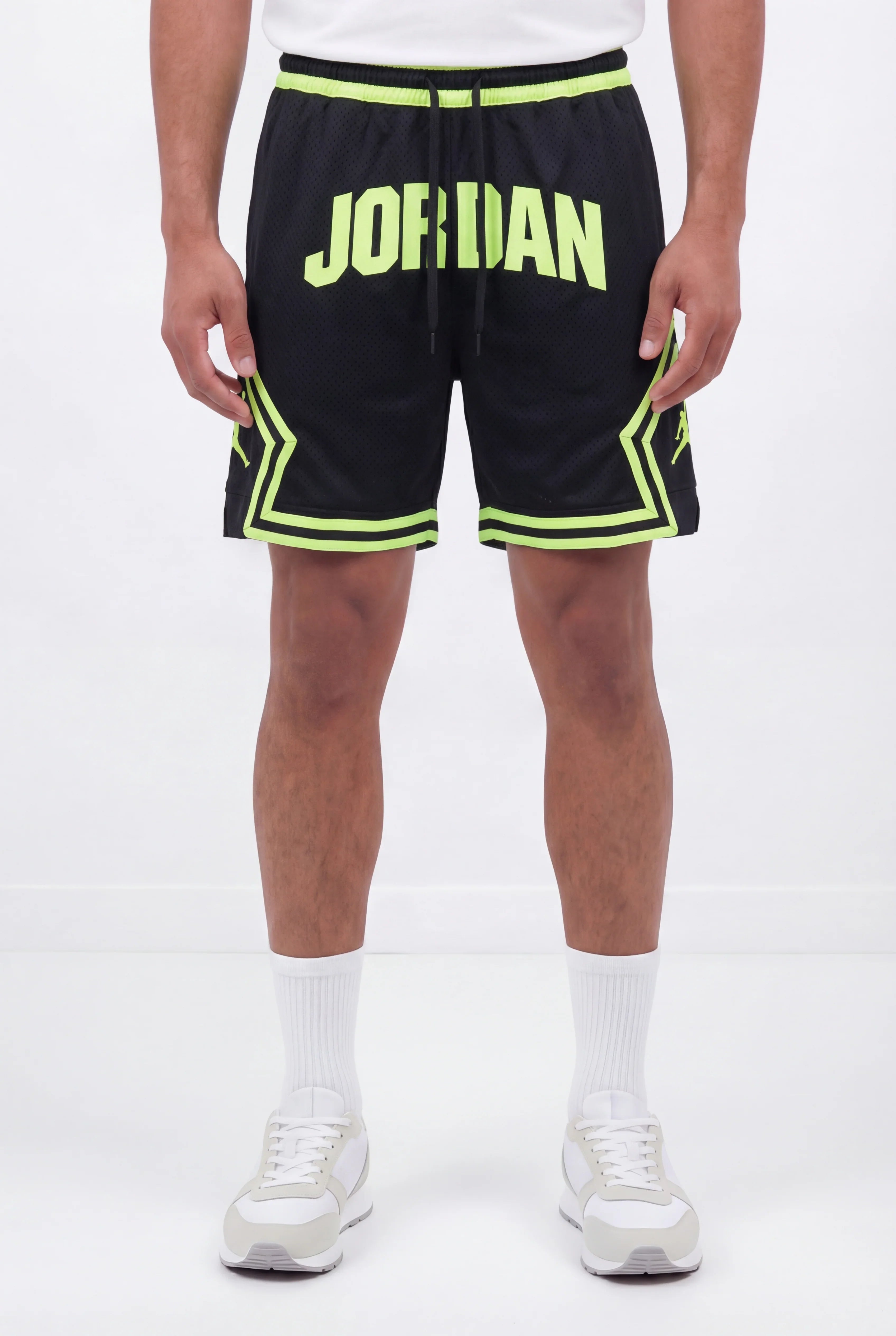 מכנסי Jordan Diamond 2026- שחור/ניאון