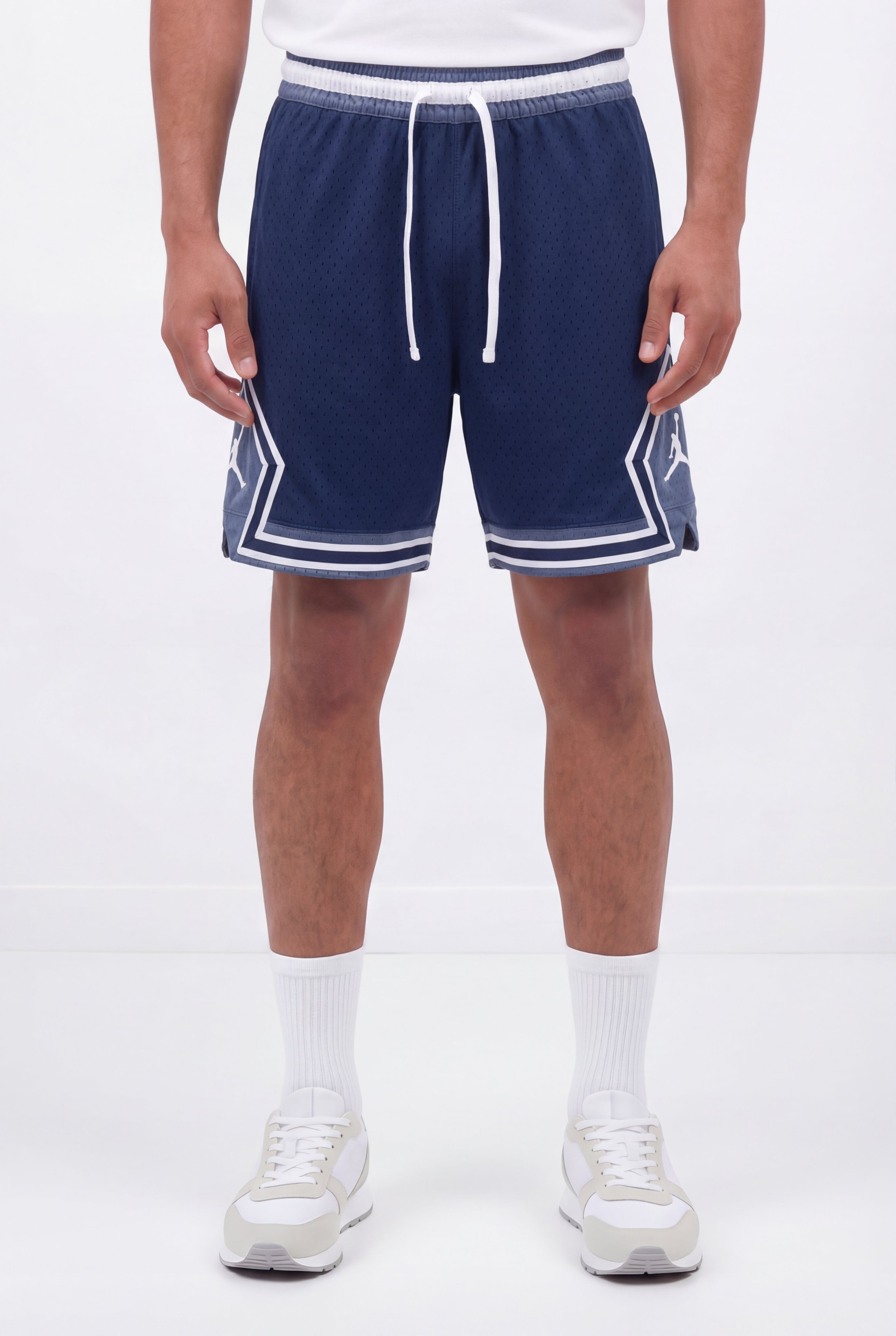 מכנסי Jordan Diamond 2026- נייבי/לבן