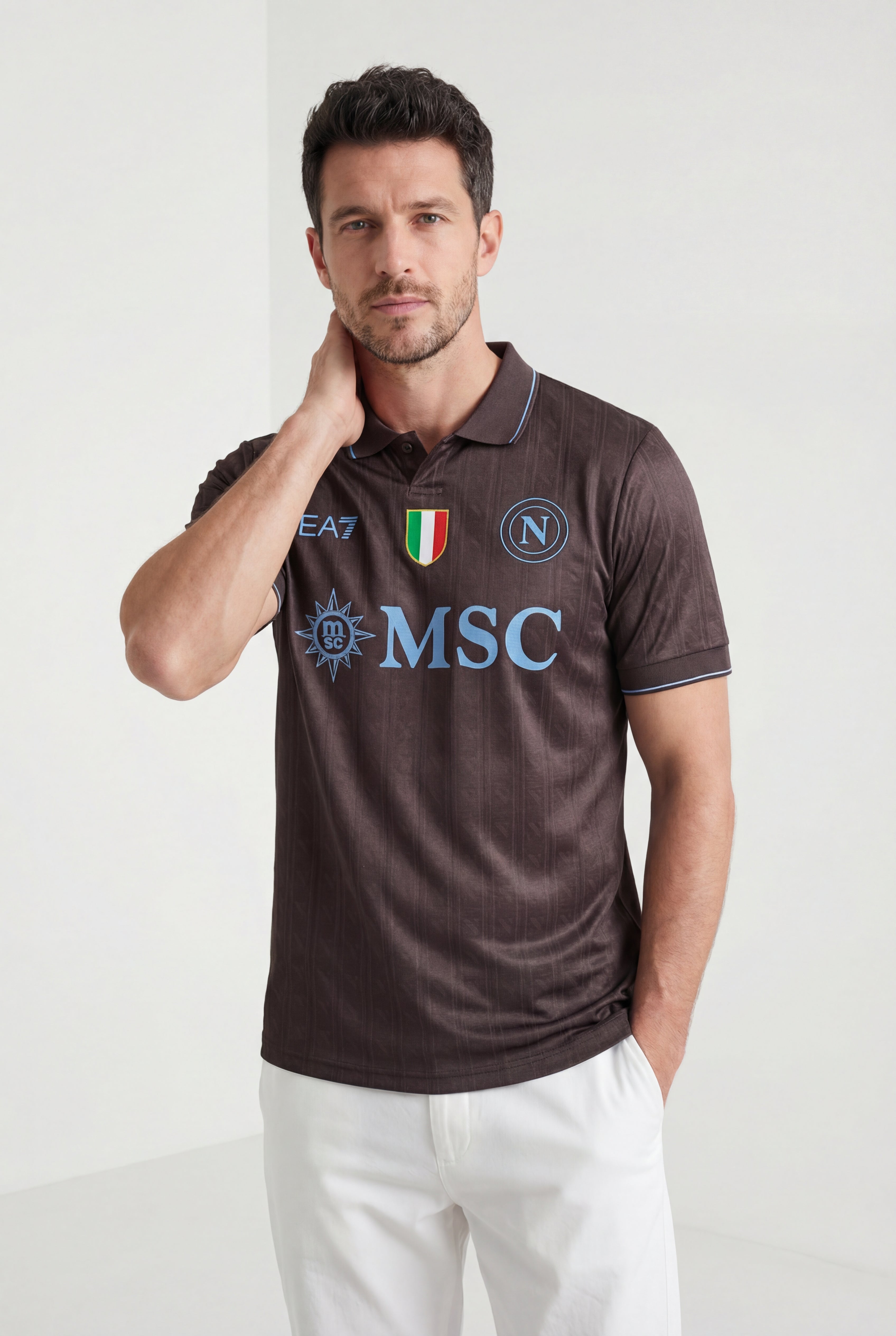 ⁨חולצת משחק נאפולי שלישית 2025/2026