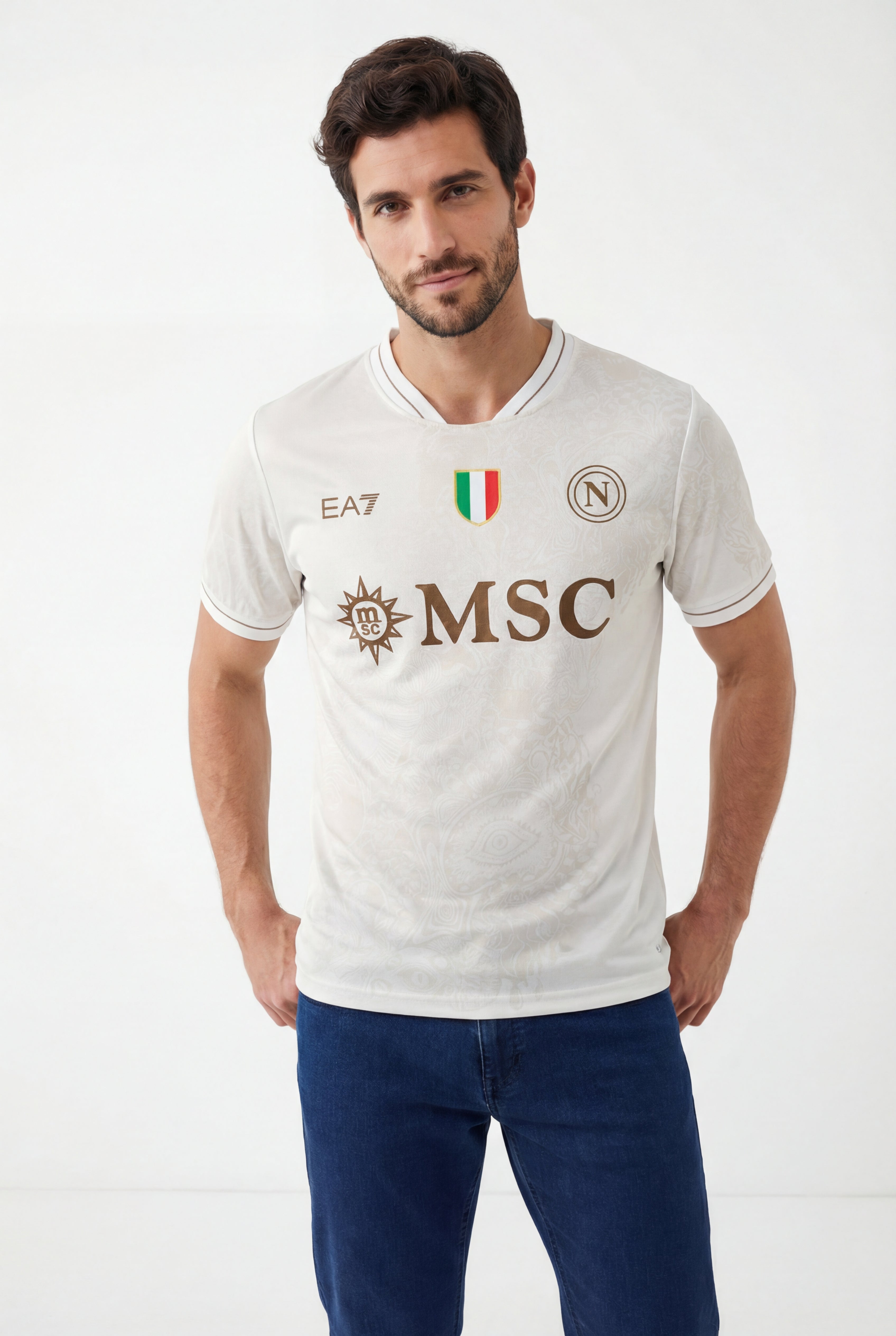 ⁨חולצת משחק נאפולי חוץ 2025/2026