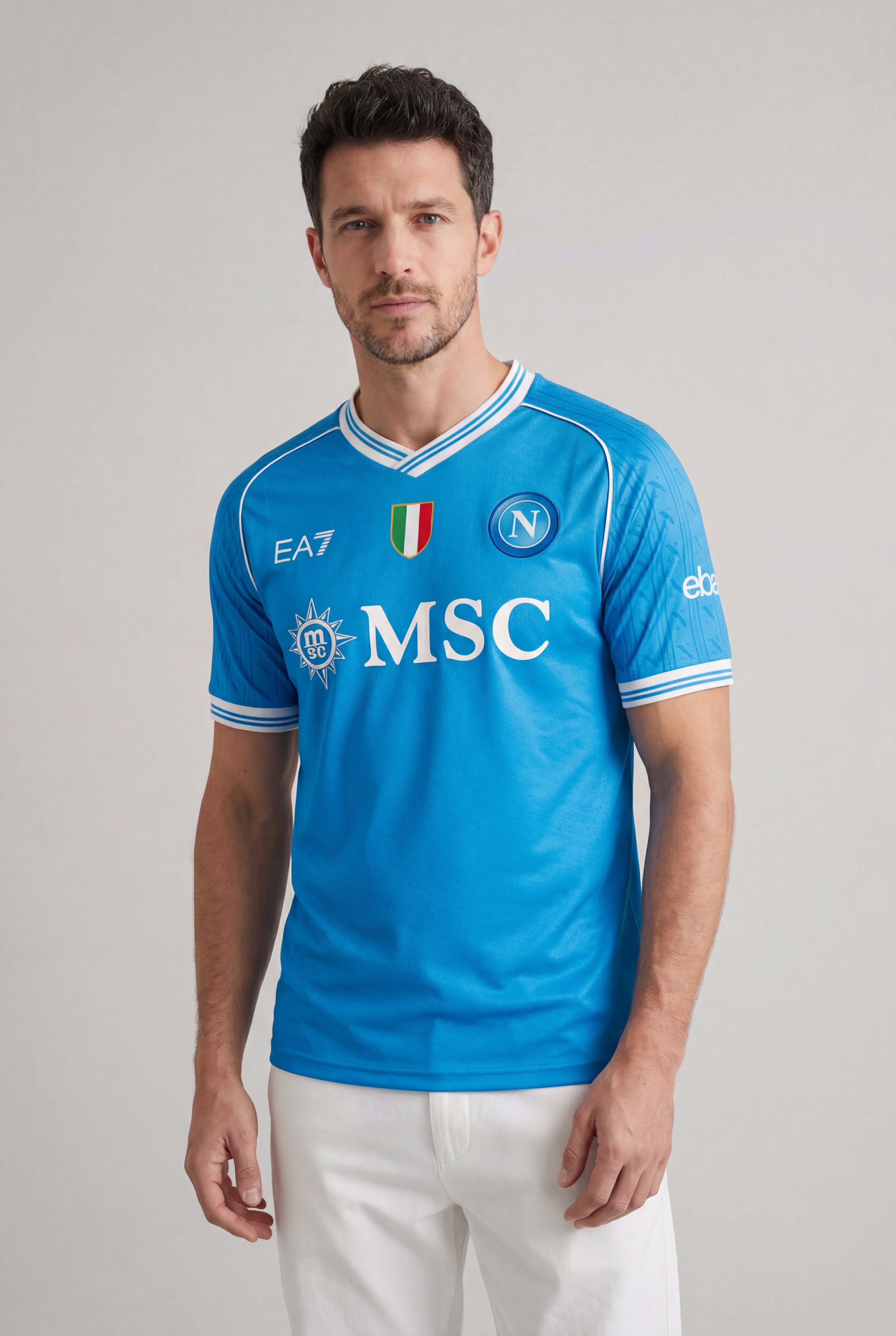 ⁨חולצת משחק נאפולי בית 2025/2026