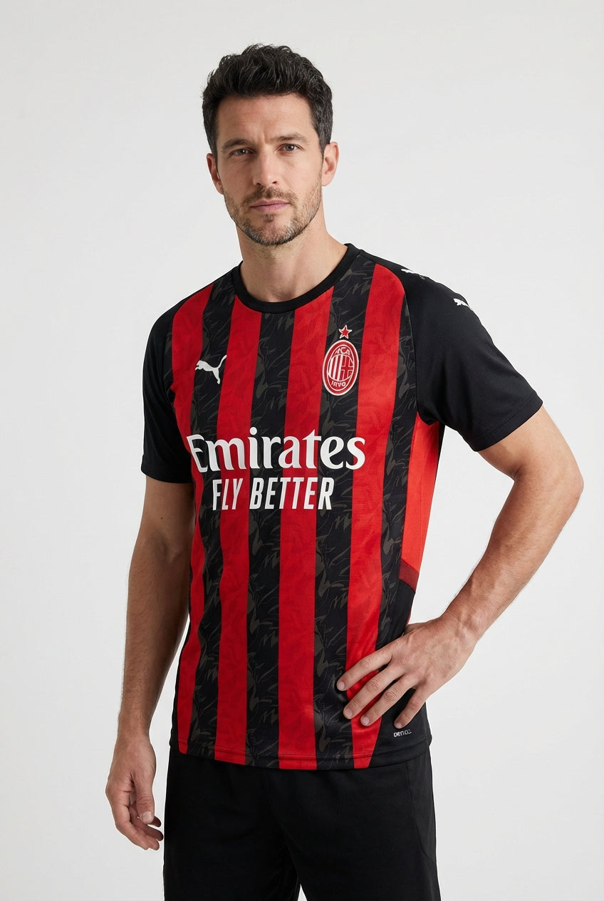 ⁨חולצת משחק מילאן בית 2025/2026